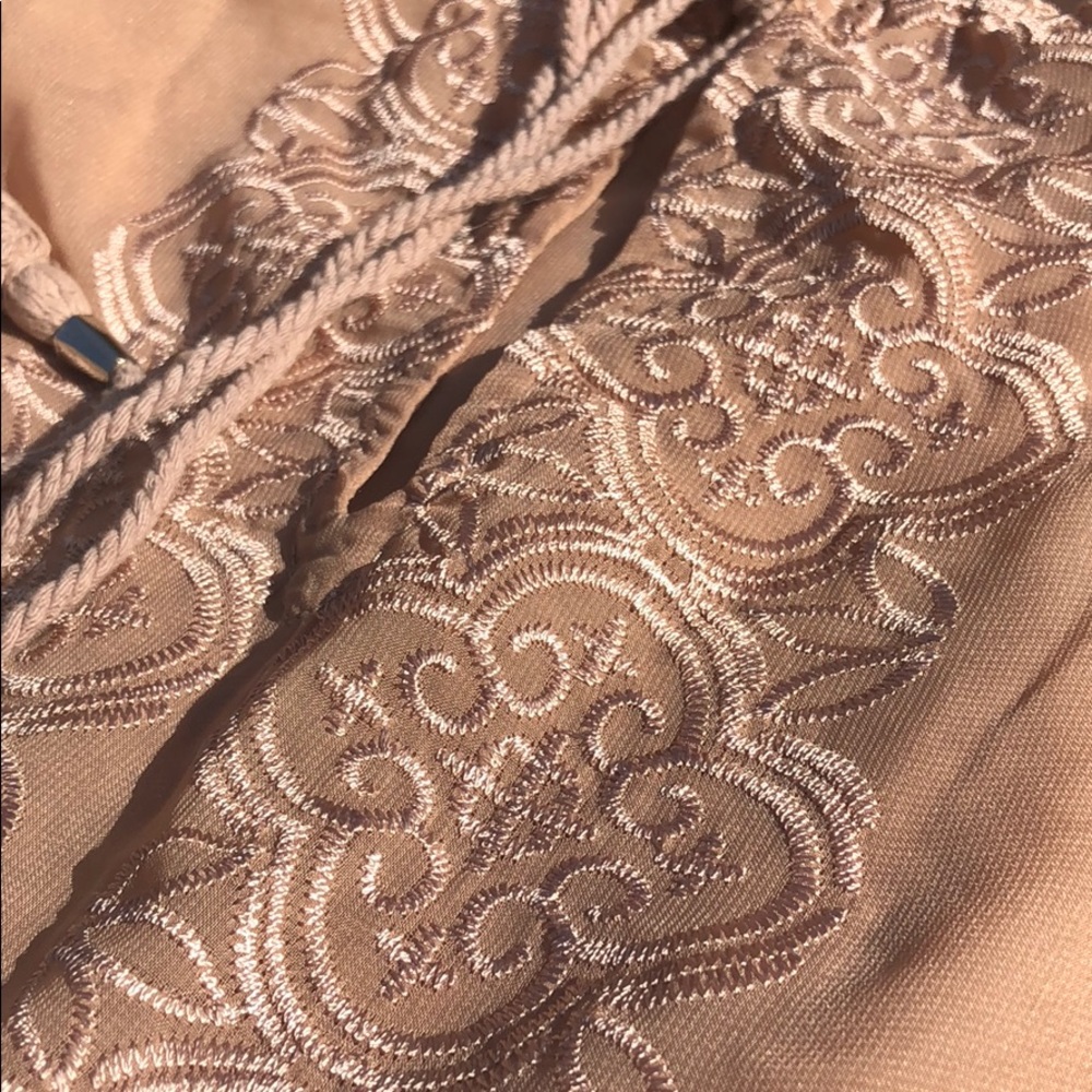 Apricot geometric above knee dress - Picture 3 of 4